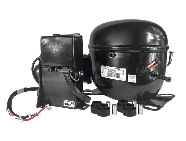EMBRACO NT6217Z1 Compressor, 3/4 HP, 115V, 1PH, R-134a, M/HBP