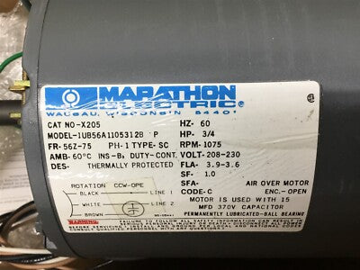 Moteur AC Marathon X205