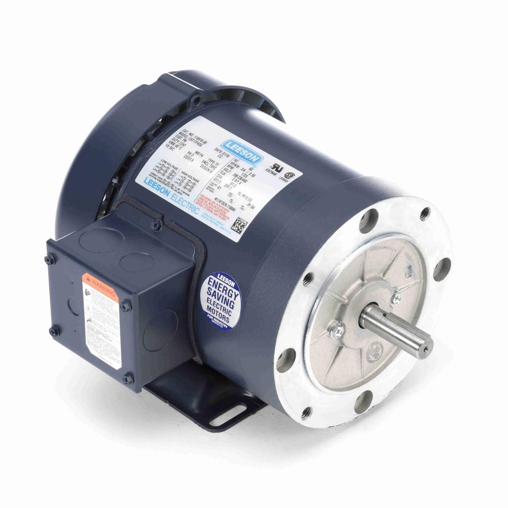 2HP LEESON 3450RPM 56 TEFC 3PH MOTOR 111916.00