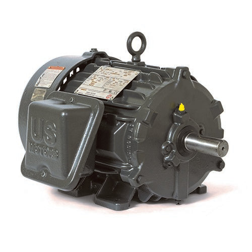 Moteur US Motors 5600W WM Corro-Duty, bâti 254T, 1180 tr/min, 7-1/2 HP, 575V