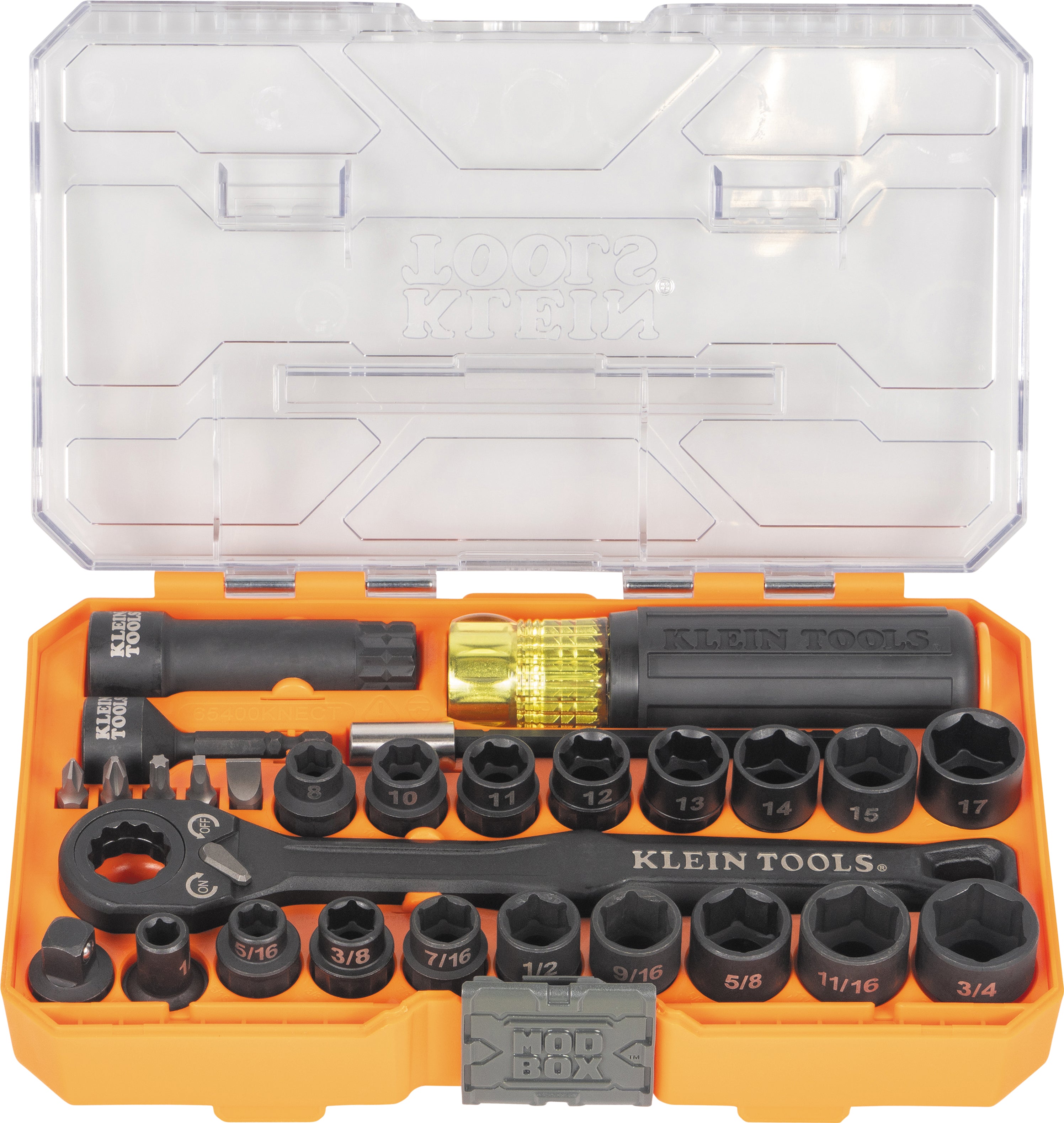 KNECT™ 3/8-Inch Drive Impact-Rated Pass Through Socket Set, 15-Piece